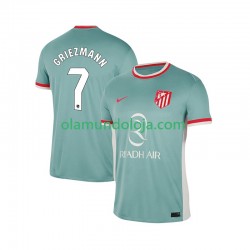 Camisola Atlético Madrid Antoine Griezmann 7 Homem Equipamento Segundo 2024-2025 Manga Curta